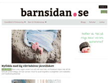 Tablet Screenshot of barnsidan.se